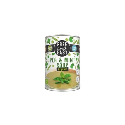 Image of Free and Easy Organic Pea Mint Soup, 400 g, Pack of 6