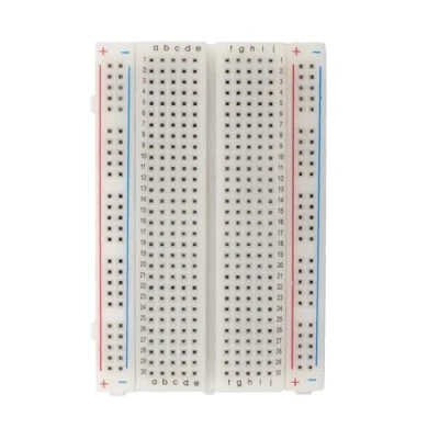 Image of MMOBIEL 1pcs Solderless PCB Breadboard Prototype Circuit Board 1x400 Point Compatible with DIY Arduino, Raspberry Pi 2/3 / 4/5 Projects Proto Shield Distribution Connecting Blocks