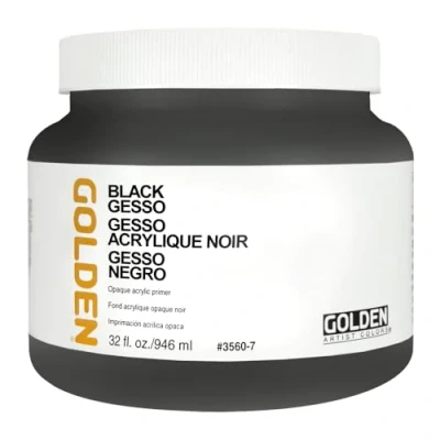 Image of 946ml Black Gesso