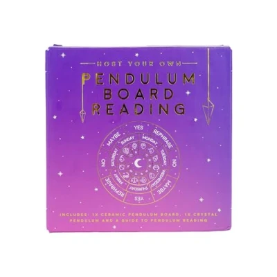 Image of Pendulum Board Divination Kit Metaphysical Dowsing Reading and Crystal Gift Set