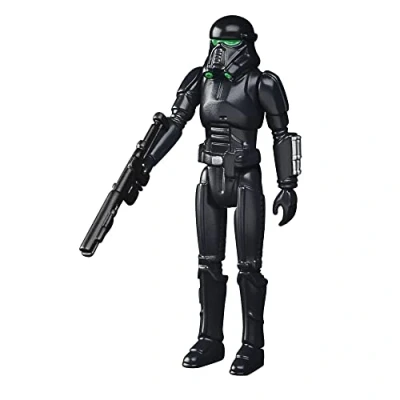 Image of Star Wars Hasbro Retro Collection Imperial Death Trooper Toy 9.5 cm Scale The Mandalorian Collectible Action Figure, Kids 4 and Up, Multicolor, F4457