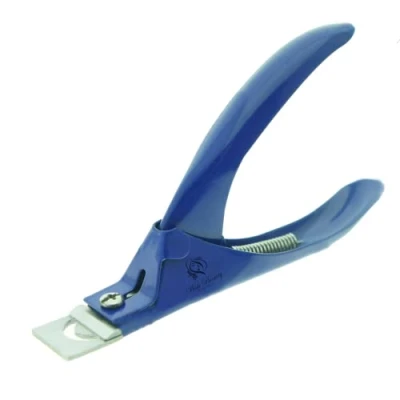 Image of Nail Clippers Tip Cutters for Acrylic False Fake Gel Artificial Nails Rustproof Sharp Professional Manicure Pedicure Trimmer Care Tools (Blue)