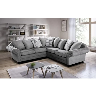 Image of MK Sofas Seater Sofa A Modern &amp; Luxurious For Living Room Corner Premium Quality 2C2 Furniture Drawing Room, Bedroom Office
