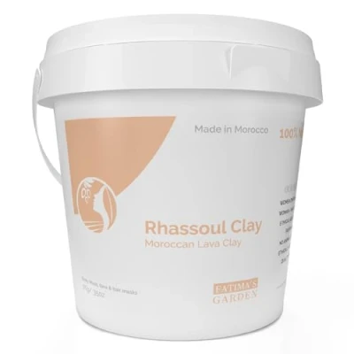 Image of Fatima&#039;s Garden Rhassoul Clay Natural Detox for Skin &amp; Hair, 1Kg