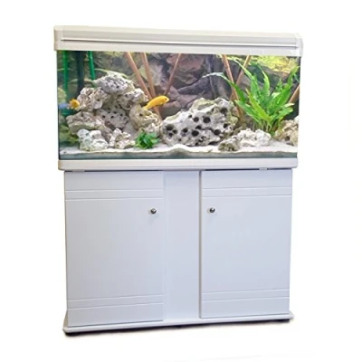 Image of Boyu Aquarium Fish Tank &amp; Cabinet (120cm / 220L, White)