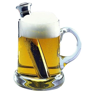 Image of Westmark Beer Warmer With Holder, Length: 16 cm, Stainless Steel, Silver, 63282260