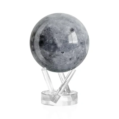 Image of MOVA Globe Moon 4.5&quot; with Base, Solar Powered Rotating No Need of Battery or Chord, Unique Gift and Decoration