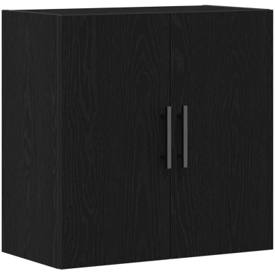 Image of vidaXL Wall Cabinet Black Oak 60x31x60 cm Engineered Wood