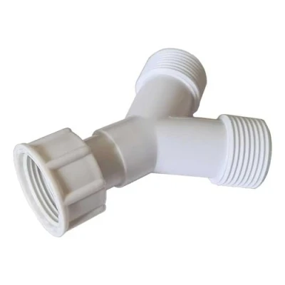 Image of Y Piece Washing Machine Hose Connector Junction Splitter 3/4