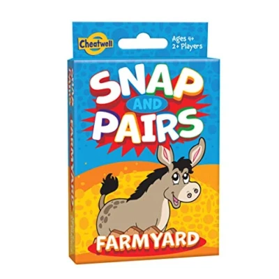 Image of Cheatwell Games Snap + Pairs Farmyard Card Game Classic Of With A Memory For Ages 4 And Over