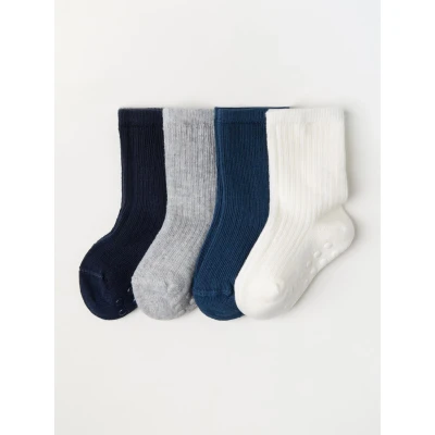 Image of Lindex Solid Knee high socks for kids, Size: 1 4m, Dark blue