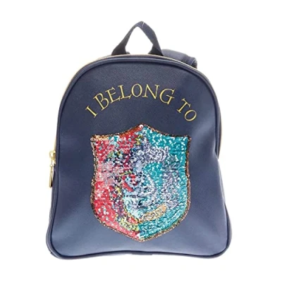 Image of Children&#039;s Hogwarts House Crests Reversible Sequin Backpack