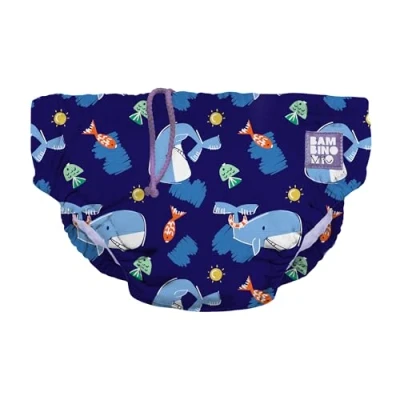 Image of Bambino Mio, Revolutionary Reusable Swim Nappy Pant for Babies and Toddlers, Boys Girls, Squeak, 0 6 Months