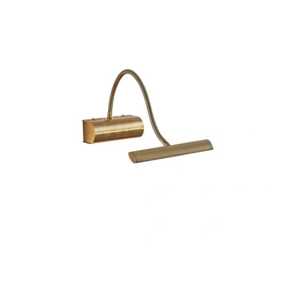 Image of Lindby Rakel LED picture light, flexible arm, matt brass