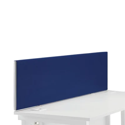 Image of First Desk Mounted Screen H400 X W1400 Special Blue KF74838