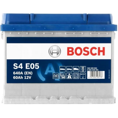 Image of 000915105EB, 1S0915105A, 5GM915105N Starter Battery BOSCH S4 0 092 S4E 051 12V 60Ah 640A B13 EFB MAZDA: 6 Saloon, FIAT: 500X