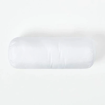 Image of HOMESCAPES Super Microfibre Bolster Cushion Pad 40 x 15 cm (16 6) Inner Insert Hypoallergenic Synthetic Filler Machine Washable