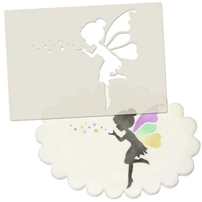 Image of Fairy &amp; Dust Cake Decorating Craft Stencil