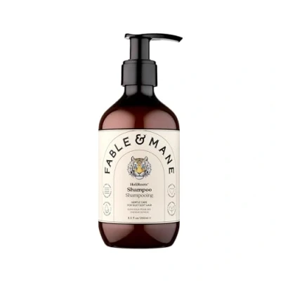 Image of Fable and Mane HoliRoots Shampoo, Moisturising &amp; Hydrating Shampoo for Dry Hair, Clarifying Coconut Oil Genuine 250ml