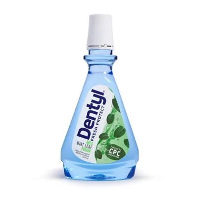 Image of Dentyl Fresh Protect CPC Mouthwash, Alcohol Free Oral Rinse for Adults &amp; Kids 6 Years+, Mild Mint Leaf, 500 ml