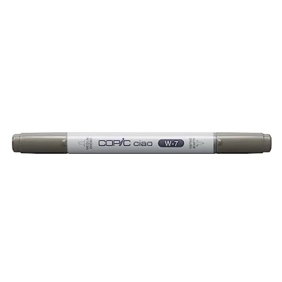 Image of COPIC Ciao Coloured Marker Pen (W 7) Warm Gray No.7, For Art &amp; Crafts, Colouring, Graphics, Highlighter, Design, Anime, Professional Beginners, Supplies Colouring Books