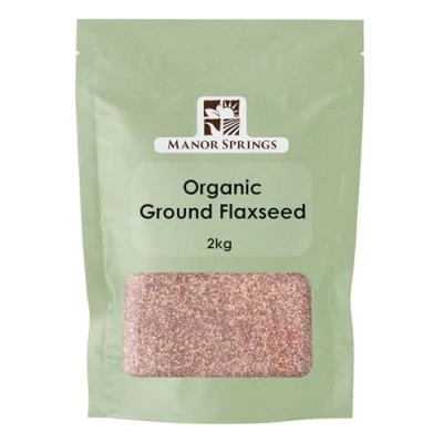 Image of Organic Ground Flaxseed (Milled Linseed) 2kg by Manor Springs