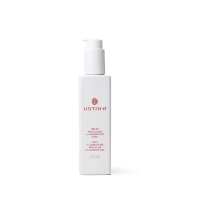 Image of Ustawi 3 in 1 Illuminating Micellar Cleansing Gel, Gentle Make Up Remover to Help Brighten Complexion, Hydrates and Refreshes Skin with Nourishing Baobab Fruit 200ml