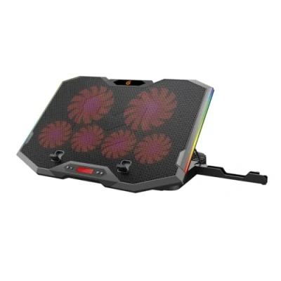 Image of Conceptronic THYIA01B ERGO Gaming Notebook Cooling Stand with 6 Fans / Fan Pad (17.0 Inches)
