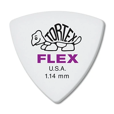Image of Jim Dunlop 456P1.14 Guitar Picks, 1.14 mm, White