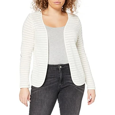 Image of ONLY Onlcrystal Cardigan, Women&#039;s, Size: Medium, Cloud dancer