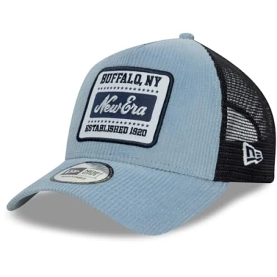 Image of New Era Patch Trucker Unisex Cap, Size: One Size, Light/dark blue