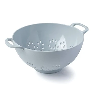 Image of Zeal G209B Colander Small (6/15cm), Melamine, Duck Egg Blue, 19.5 x 15 7.5 cm