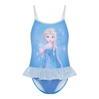 Image of Frozen Elsa Girls Skirted Swimming Costume Swimsuit in My Element 2 3 Years
