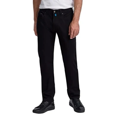Image of Pierre Cardin Broek Lyon Tapered Future Flex Black size W 38
