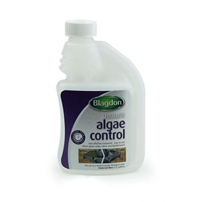 Image of Blagdon Feature Algae Control Water Treatment, Fast Acting Effective, Clears Green Water, Slime &amp; Blanket Weed from Free Standing Features, 250ml, Treats 625 Litres