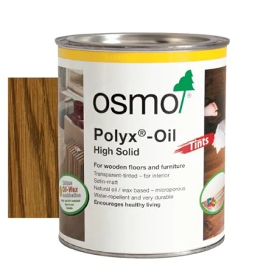 Image of Osmo Polyx® Oil Tints Hard Wax 3072, Amber Satin Finish, 750ml Durable Wood for Wooden Furniture, Water Resistant Floor Wax, Treatments Ideal Oak, Pine, Spruce, Beech &amp; More