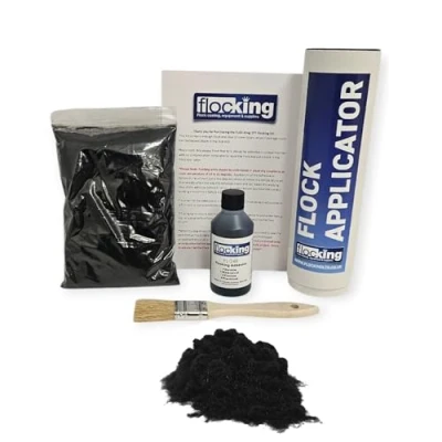 Image of Small Flocking Kit Flock Powder Nylon (Black)