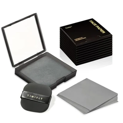 Image of 1000 Pieces Oil Blotting Sheets for Face, Clean and Clear Absorbing Sheets, Papers Face (Bamboo Charcoal)