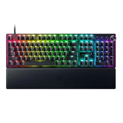 Image of Razer Huntsman V3 Pro Analog Optical Esports Keyboard Snap Tap &amp; Rapid Trigger (Analog Switches Gen 2, Quick Onboard Adjustments, Multi function Dial) US Layout Black