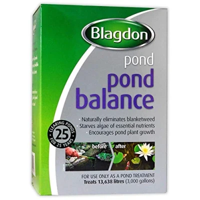 Image of Blagdon Pond Balance, Clears Blanketweed &amp; Algae, Encourages Plant Growth, L, 1.56kg, Treats 13,638L of Water