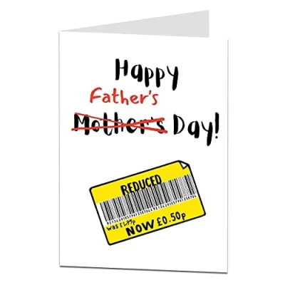 Image of Happy Fathers Day Card For Dad Funny From Son Or Daughter