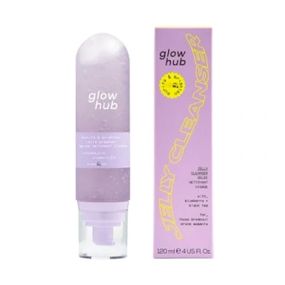 Image of Glow Hub Purify &amp; Brighten Jelly Cleanser with Antioxidants for Blemish Prone Skin 120ml
