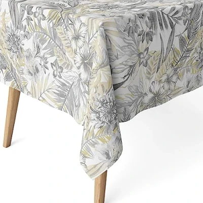 Image of Martina Home Resin Tablecloth Danube Grey 140 x cm