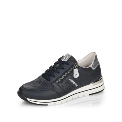 Image of Remonte Women&#039;s R6705 Sneaker, Pazifik/Silver / 14, 5 UK