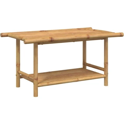 Image of vidaXL Coffee Table 90x50x45 cm Bamboo