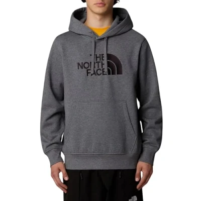 Image of THE NORTH FACE Men&#039;s Drew Peak Pullover Hooded Sweatshirt, Tnf Medium Grey Heather, S