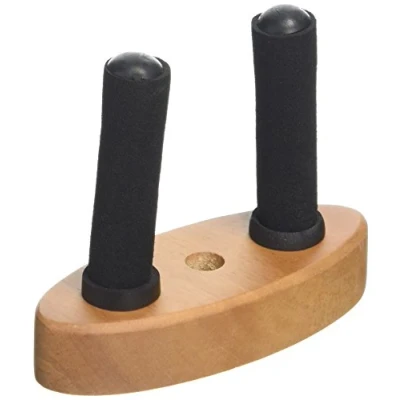Image of Stagg UVMH WN OVA Wall Mount Holder for Ukuleles, Mandolins and Violins
