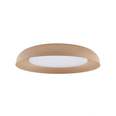 Image of Lindby LED ceiling light Florie, beige, metal, Ø 40 cm