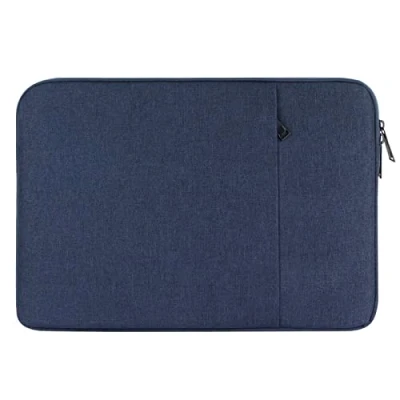 Image of Chelory 13.3 14 inch Laptop Sleeve Compatible for 13 MacBook Air/MacBook Pro M1, Notebook Ultrabook, M1 Inch, Tablet iPad Protective Bag Carrying Case, Dark Blue
