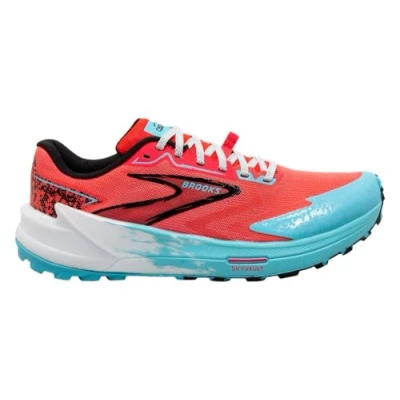 Image of BROOKS Women&#039;s Catamount 3 Sneaker, Diva Pink/Bluefish/Black, 7 UK